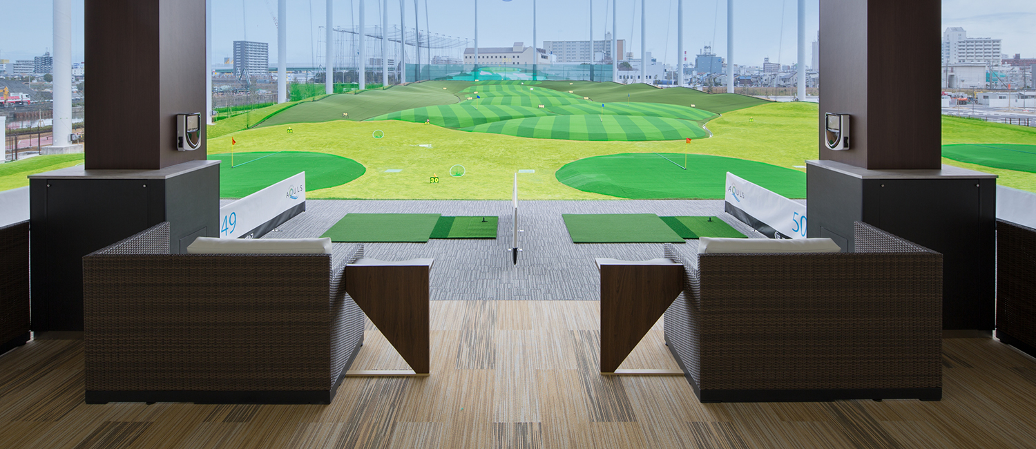 GOLF RANGE EQUIPMAENT | デザイン性の高いゴルフ練習場用品を多数ラインナップ