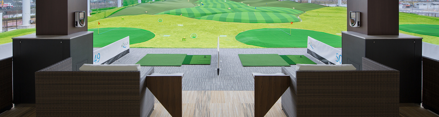GOLF RANGE EQUIPMAENT | デザイン性の高いゴルフ練習場用品を多数ラインナップ